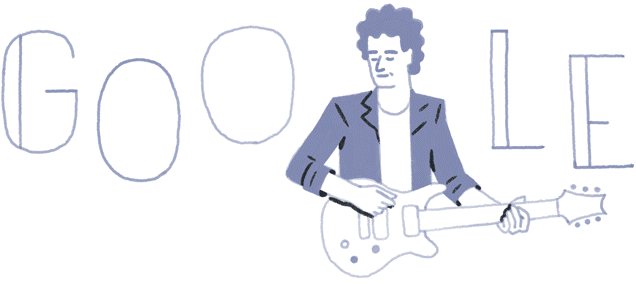 Así se verá el doodle en honor a Gustavo Cerati.